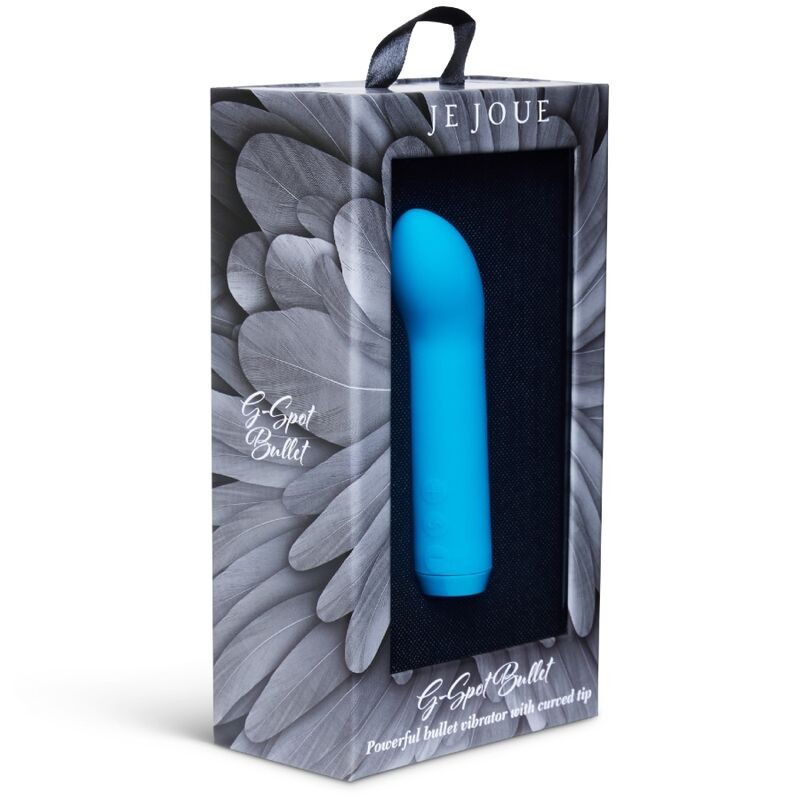 Vibromasseur point G rechargeable courbe turquoise Je Joue BulletPoint G vibrant