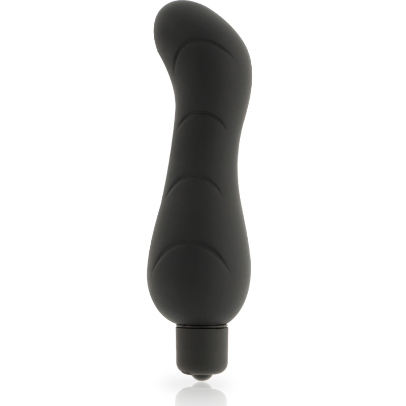 Vibromasseur point G en silicone noir Dolce Vita, 7 modes étanchePoint G vibrant