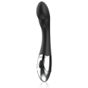 Kilian Black&Silver rechargeable vibrator in soft silicone IPX6G Spot vibrant
