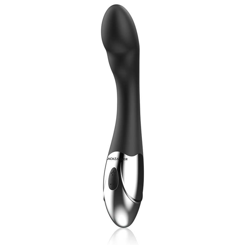 Kilian Black&Silver Akku-Vibrator aus Silikon IPX6Punkt G lebendig