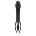 Vibratore ricaricabile Kilian Black&Silver in silicone IPX6Punto G vibrante