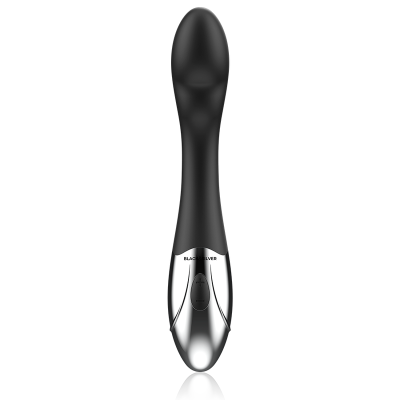 Kilian Black&Silver rechargeable vibrator in soft silicone IPX6G Spot vibrant