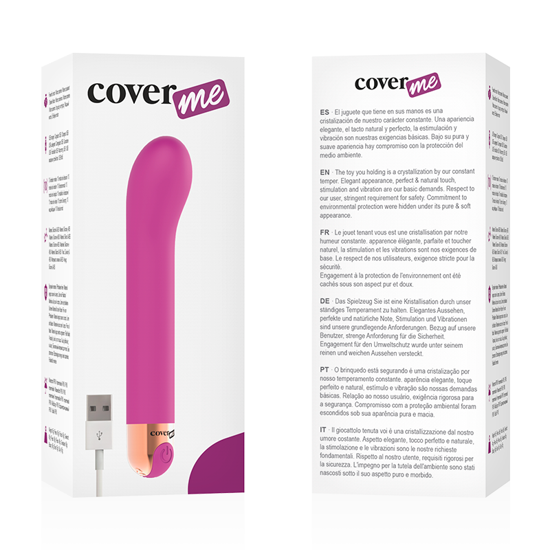 COVERME G-Punkt-Vibrator 10 Stufen Soft-Silikon USBPunkt G lebendig