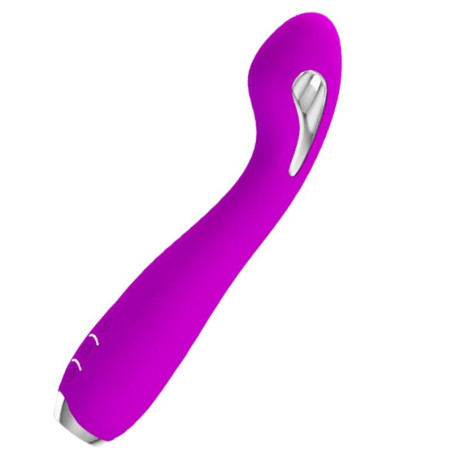 Vibrador eletroestimulador recarregável Pretty Love Hector roxoPonto G vibrante