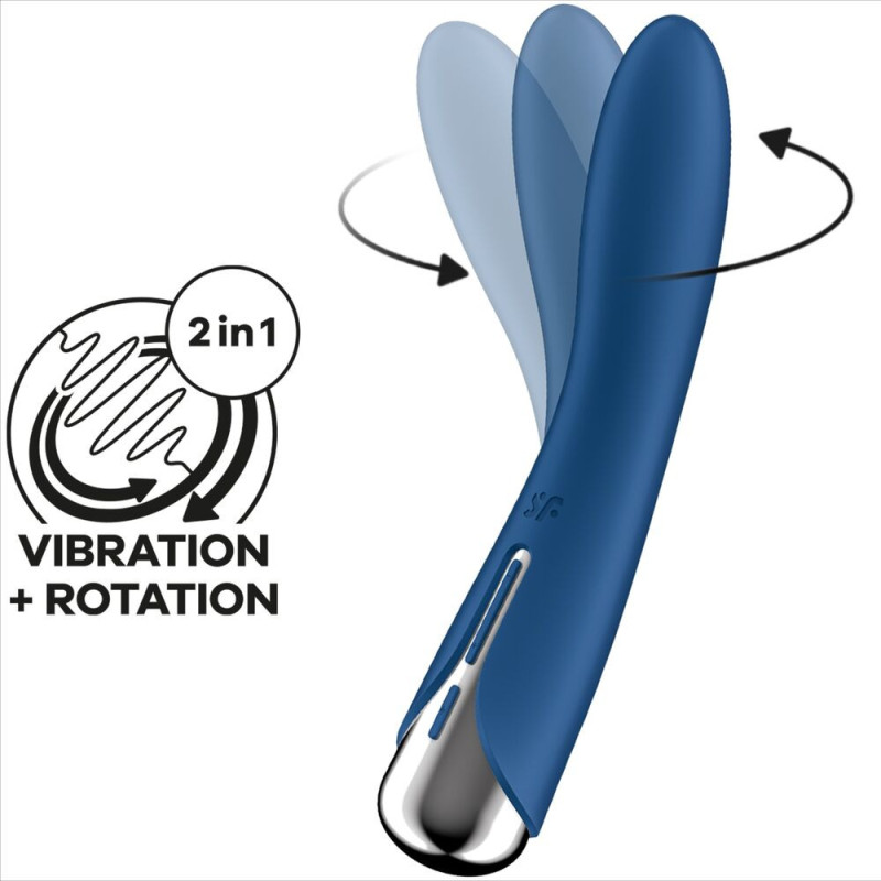 Vibrador rotativo para ponto G Satisfyer Spinning Vibe 1 vermelhoPonto G vibrante