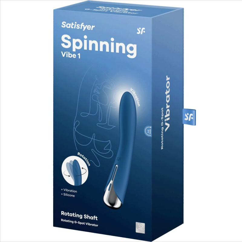 Rotierender G-Punkt-Vibrator Satisfyer Spinning Vibe 1 rotPunkt G lebendig