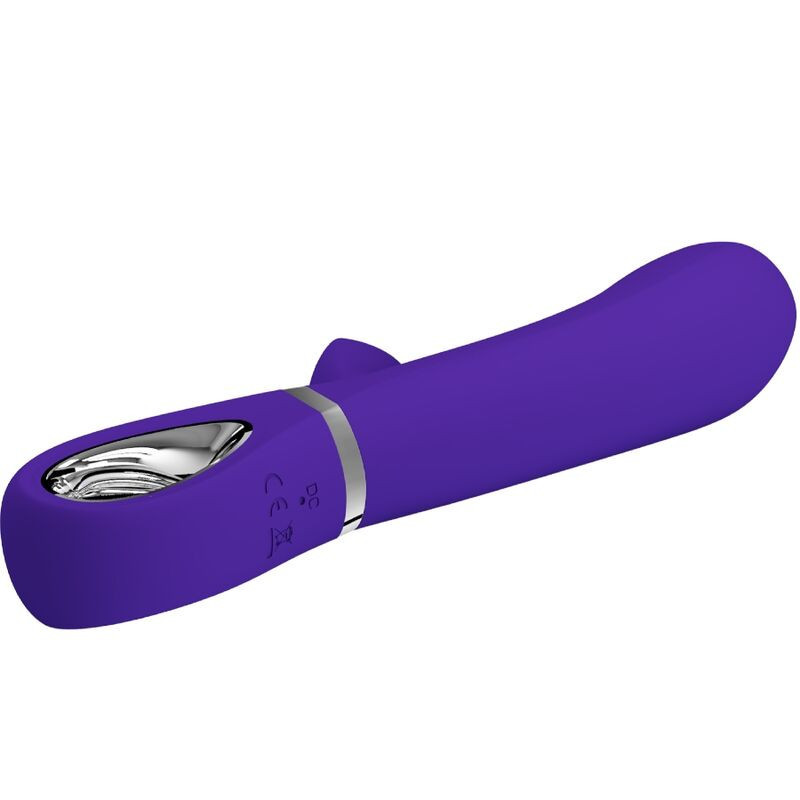 Vibrador rabbit ponto G Pretty Love Thomas vermelho recarregávelPonto G vibrante