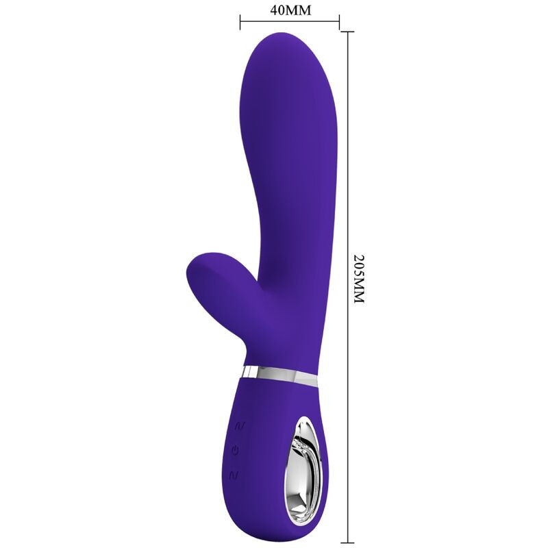 Vibratore rabbit punto G Pretty Love Thomas rosso ricaricabilePunto G vibrante
