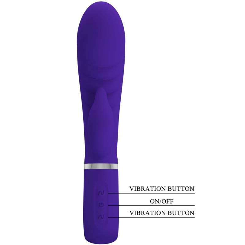 Vibratore Rabbit punto G Pretty Love Prescott rosso ricaricabilePunto G vibrante