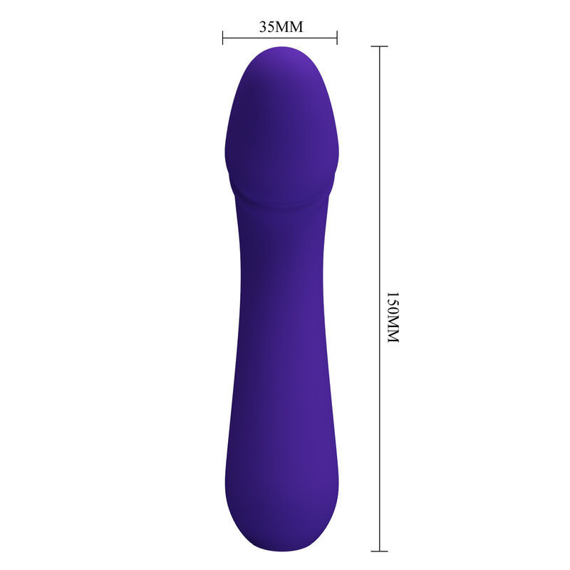 Vibratore punto G ricaricabile Cetus Pretty Love rossoPunto G vibrante