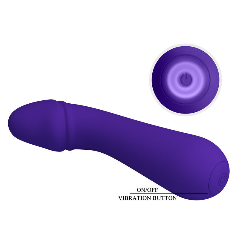 Vibrador ponto G recarregável Cetus Pretty Love vermelhoPonto G vibrante