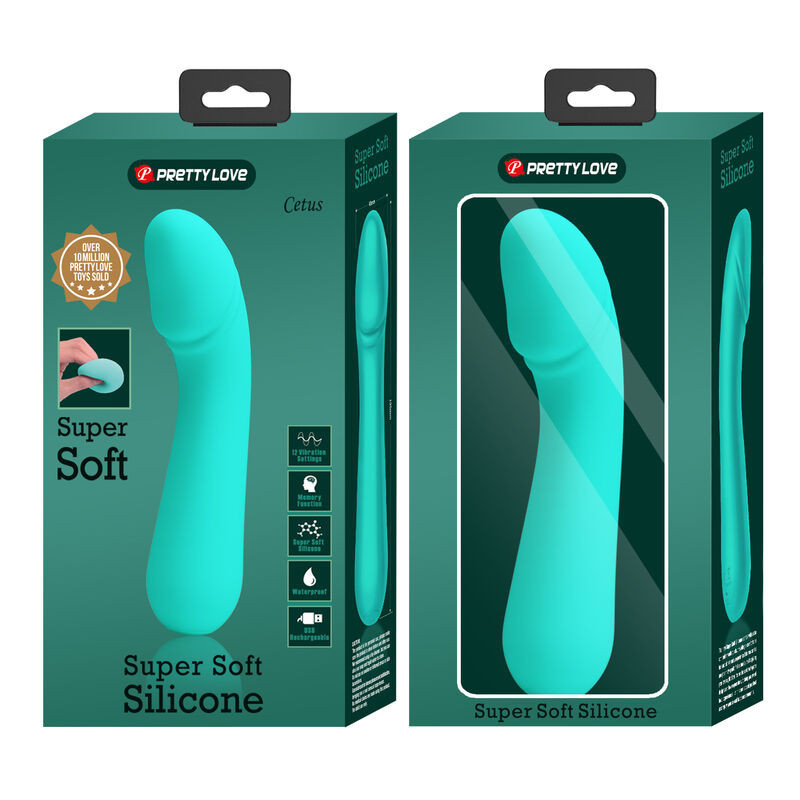Vibromasseur point G rechargeable Cetus Pretty Love rouge waterproofPoint G vibrant