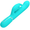 Vibrador Rabbit Pretty Love Coale Pearls violeta con perlasPunto G vibrante