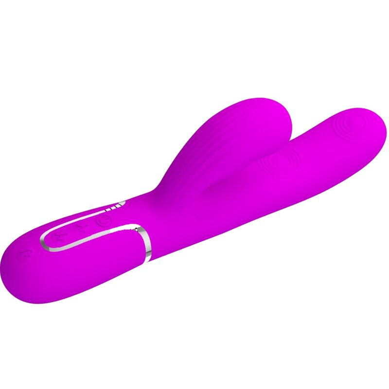 Pretty Love Perlita Rabbit-Vibrator wasserdicht violett, aufladbarPunkt G lebendig