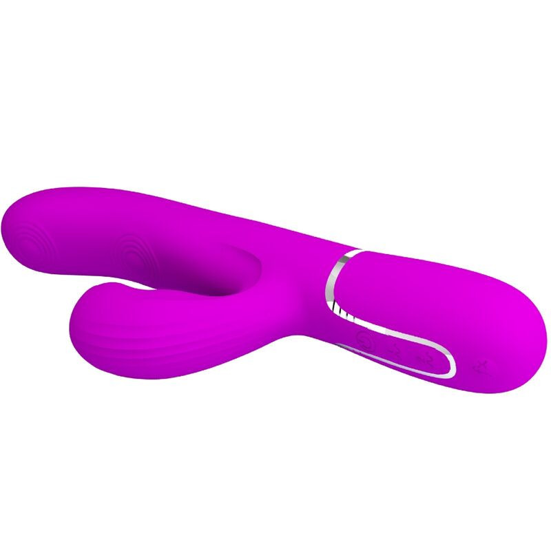 Vibratore rabbit impermeabile Pretty Love Perlita viola ricaricabilePunto G vibrante
