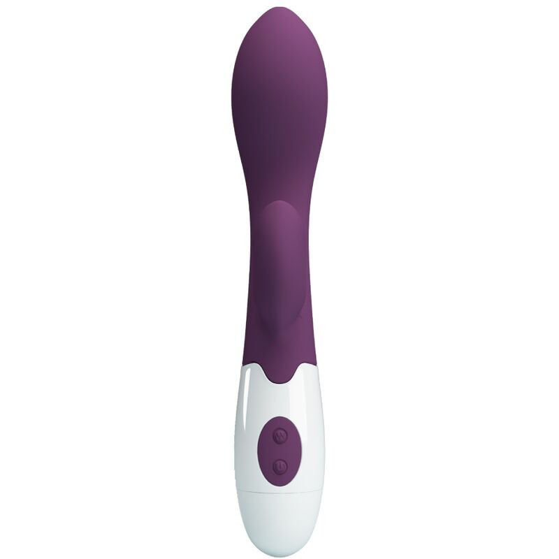 Vibrador de doble estimulación Brighty Pretty Love verde aquaPunto G vibrante