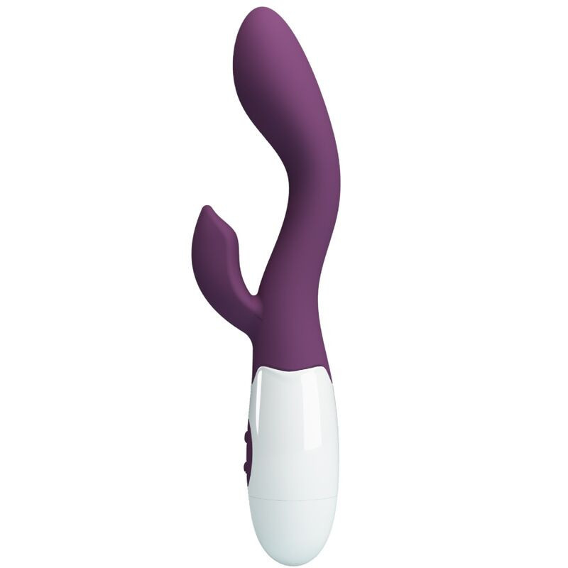 Vibrador de dupla estimulação Brighty Pretty Love verde águaPonto G vibrante