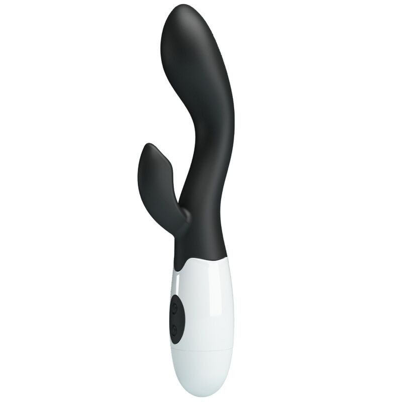 Vibrador de dupla estimulação Brighty Pretty Love verde águaPonto G vibrante