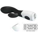 Vibrador de dupla estimulação Brighty Pretty Love verde águaPonto G vibrante