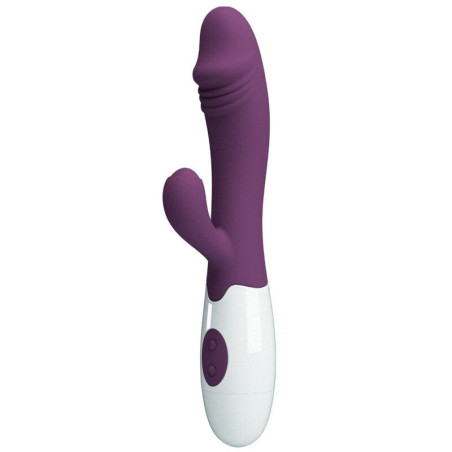 Vibrador doble estimulación punto G Pretty Love Snappy violetaPunto G vibrante