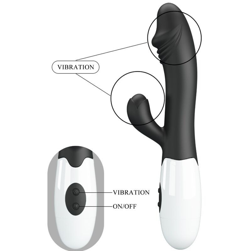 Pretty Love Snappy G-Punkt Vibrator mit Klitorisstimulation violettPunkt G lebendig