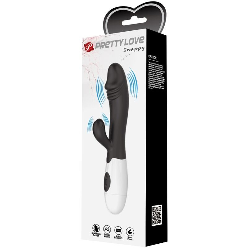 Vibromasseur double stimulation point G Pretty Love Snappy violetPoint G vibrant