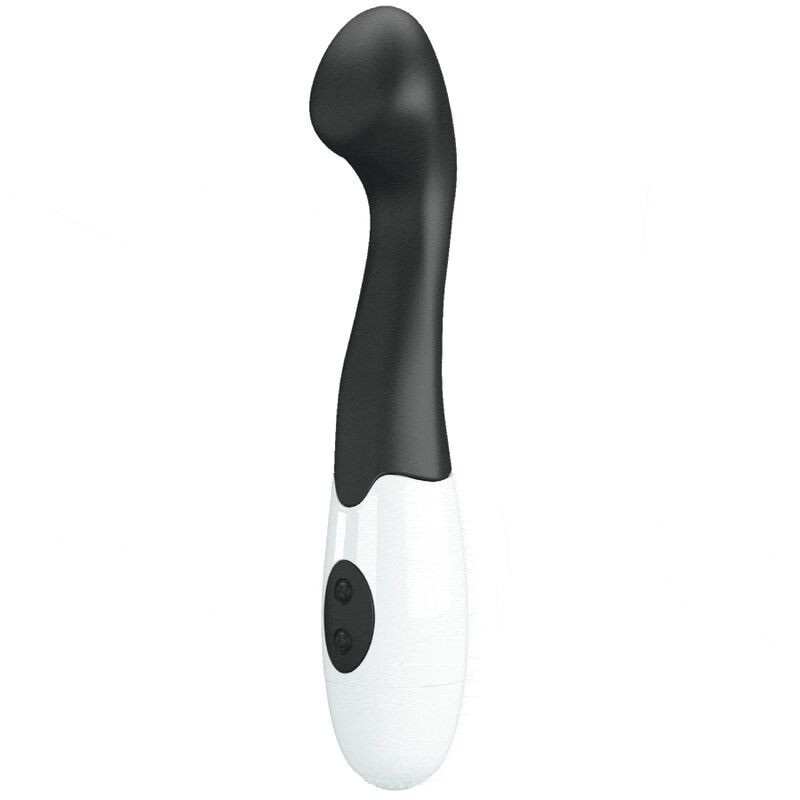 Vibromasseur point G Pretty Love Charles 30 modes noir en siliconePoint G vibrant