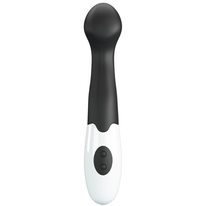 Vibromasseur point G Pretty Love Charles 30 modes noir en siliconePoint G vibrant