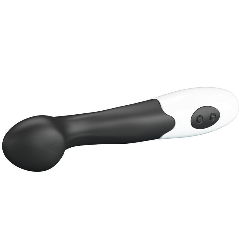 Vibromasseur point G Pretty Love Charles 30 modes noir en siliconePoint G vibrant