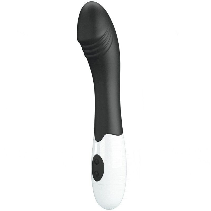 Vibrador ponto G Pretty Love Elemental preto 30 modos potentePonto G vibrante