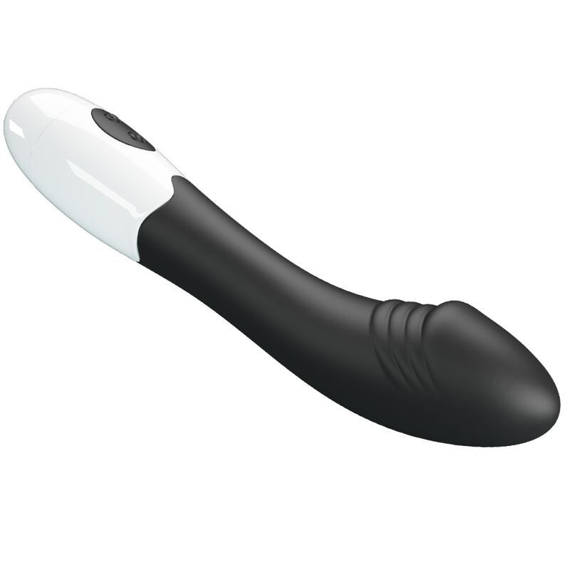 Vibrador punto G Pretty Love Elemental negro 30 modos potentePunto G vibrante