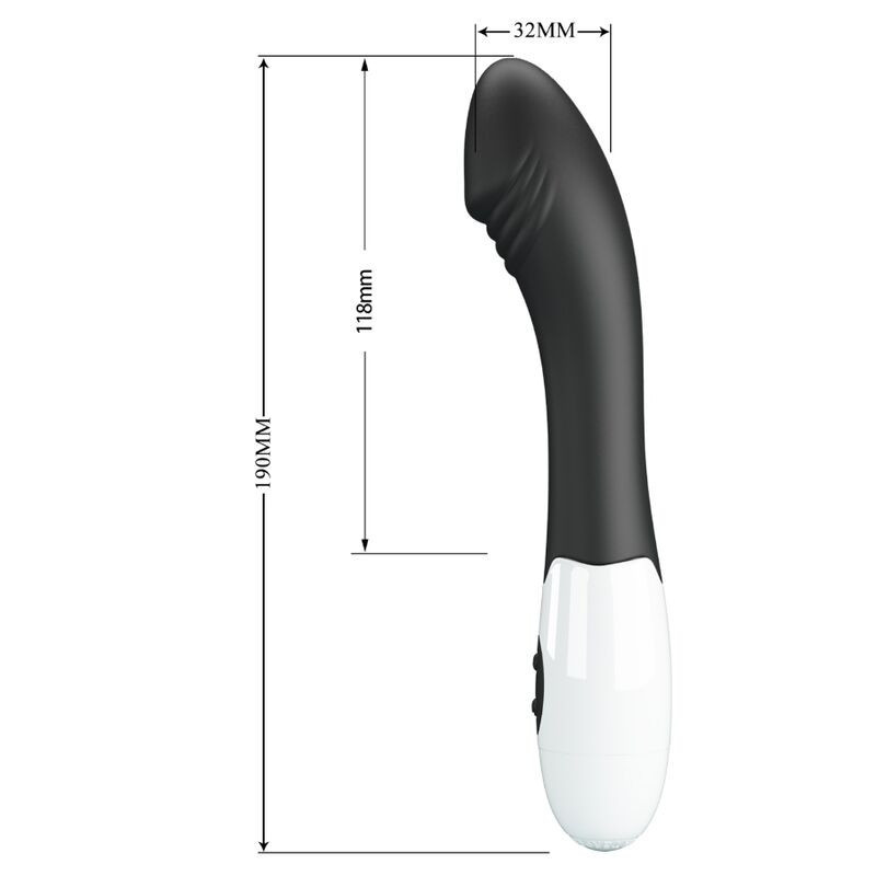 G-Punkt-Vibrator Pretty Love Elemental schwarz 30 Modi starkPunkt G lebendig