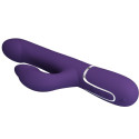 Vibratore rabbit Pretty Love Zalin 4 in 1 viola con perlePunto G vibrante