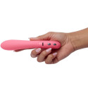 Vibromasseur point G chauffant Je Joue The Wand en silicone rosePoint G vibrant