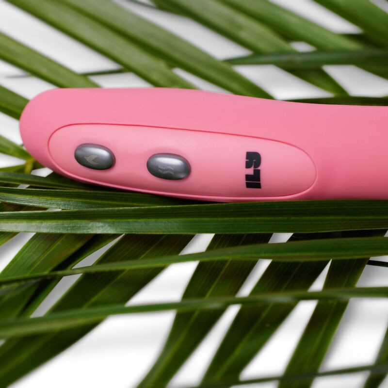 Je Joue The Wand Heizender G-Punkt-Vibrator aus rosa SilikonPunkt G lebendig