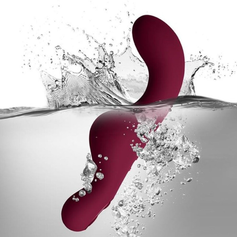 Vibrador ponto G mãos livres Ruby Glow com controlo remotoPonto G vibrante