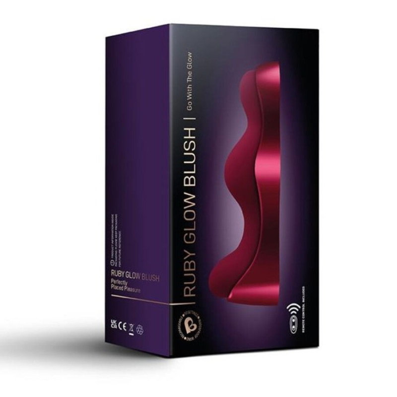 Vibromasseur point G mains libres Ruby Glow avec télécommandePoint G vibrant