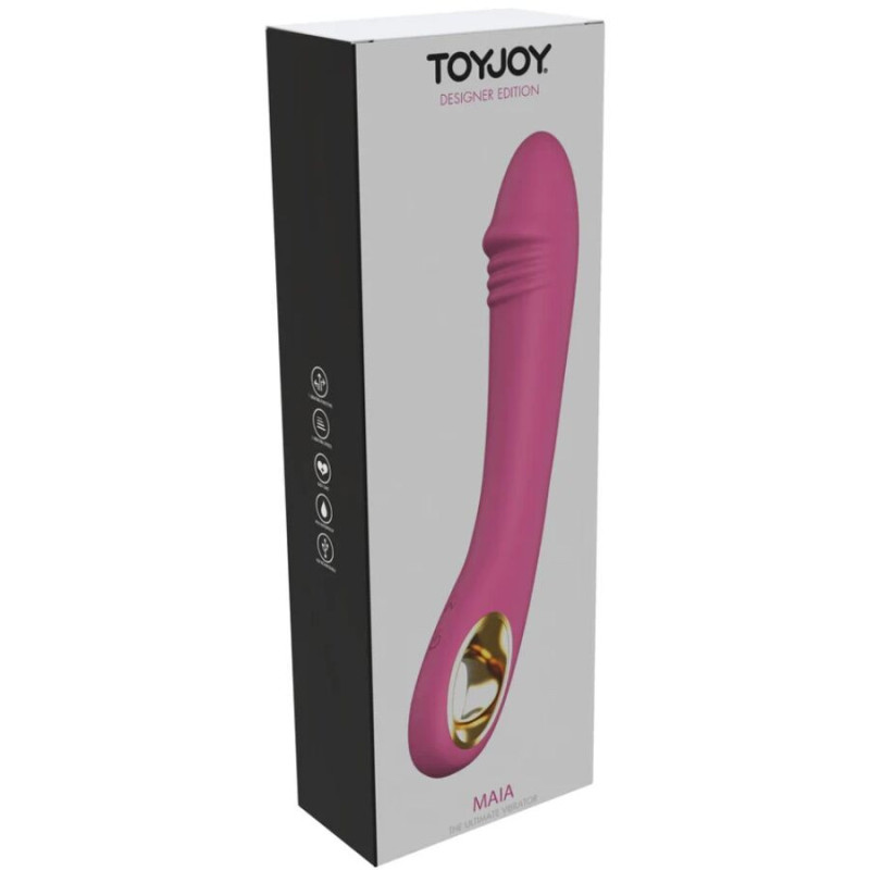 Vibrador punto G Maia ToyJoy de silicona recargable IPX6Punto G vibrante