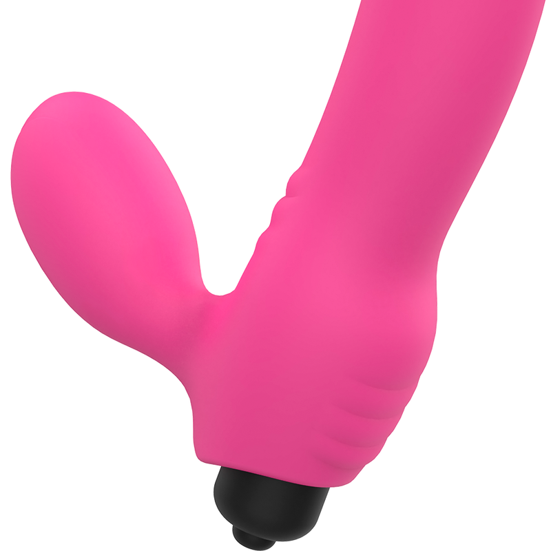 Ohmama Bix Xmas Vibrator rosa aus Silikon, DoppelstimulationPunkt G lebendig