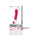 Daniel Pretty Love Vibrator wasserdicht aus Silikon, lila/weißPunkt G lebendig