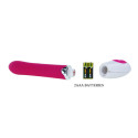 Daniel Pretty Love Vibrator wasserdicht aus Silikon, lila/weißPunkt G lebendig
