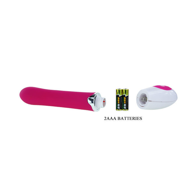 Daniel Pretty Love Vibrator wasserdicht aus Silikon, lila/weißPunkt G lebendig