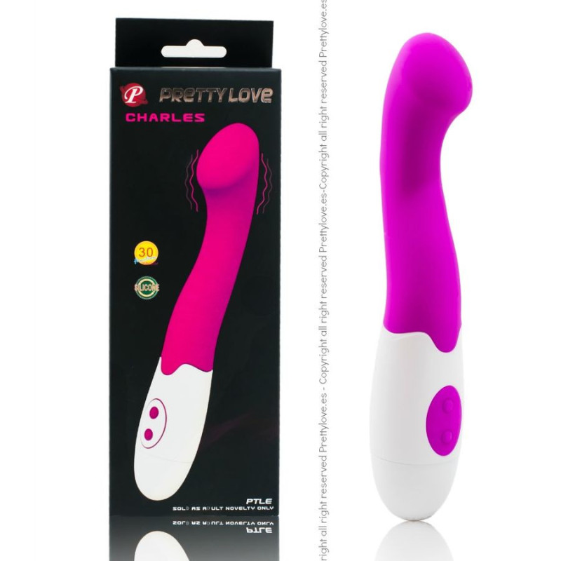 Vibratore vaginale silenzioso Charles Pretty Love 30 modalità lillaPunto G vibrante