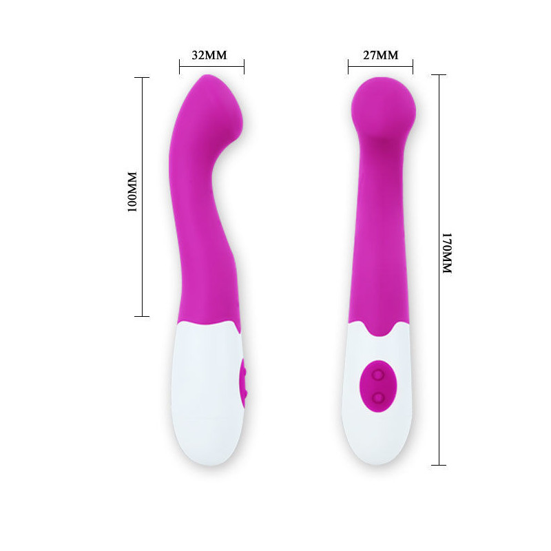 Vibromasseur vaginal silencieux Charles Pretty Love 30 modes lilasPoint G vibrant