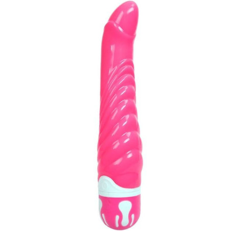 Vibrador punto G rosa impermeable 21,8 cm de TPR suavePunto G vibrante