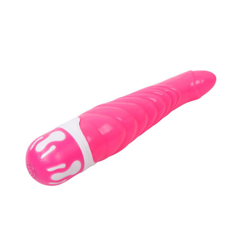 Vibratore punto G rosa impermeabile 21,8 cm in TPR morbidoPunto G vibrante