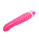 Vibromasseur point G rose étanche 21,8 cm en TPR douxPoint G vibrant