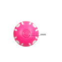 Vibrador ponto G rosa à prova de água 21,8 cm em TPR macioPonto G vibrante