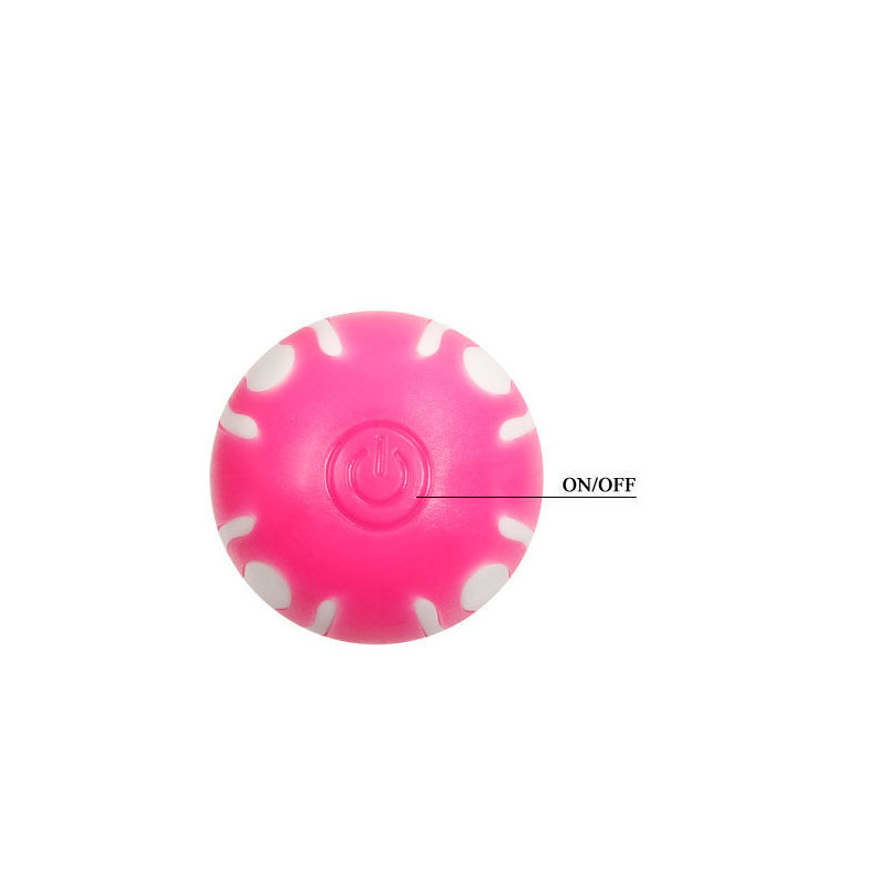 Waterproof pink G-spot vibrator 21.8 cm in soft TPRG Spot vibrant