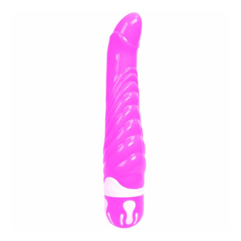 Vibromasseur point G lilas étanche 21,8 cm en TPR douxPoint G vibrant